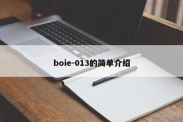 boie-013的简单介绍